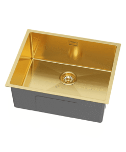 Chiuvetă bucătărie - 234 | oțel inoxidabil | 54x44 cm | Auriu PVD