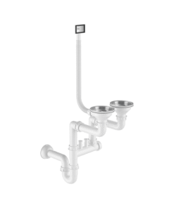 Chiuvetă bucătărie - 2698 | oțel inoxidabil | 78x45 cm | Periat