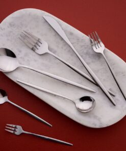 Set tacâmuri (42 buc) Line 42 - Silver - 196RWE1806 | oțel inoxidabil 100% | Argintiu