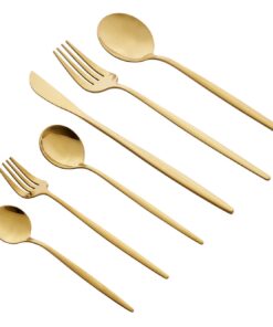 Set tacâmuri (36 buc) Line 36 - Gold - 196RWE1807 | oțel inoxidabil 100% | Auriu