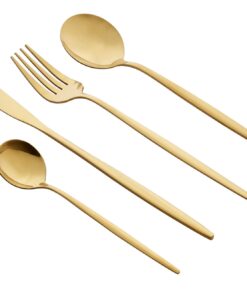 Set tacâmuri (24 buc) Line 24 - Gold - 196RWE1811 | oțel inoxidabil 100% | Auriu