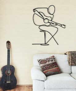 Decorațiune metal Sentimiento 332 | Negru