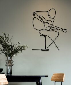 Decorațiune metal Sentimiento 332 | Negru