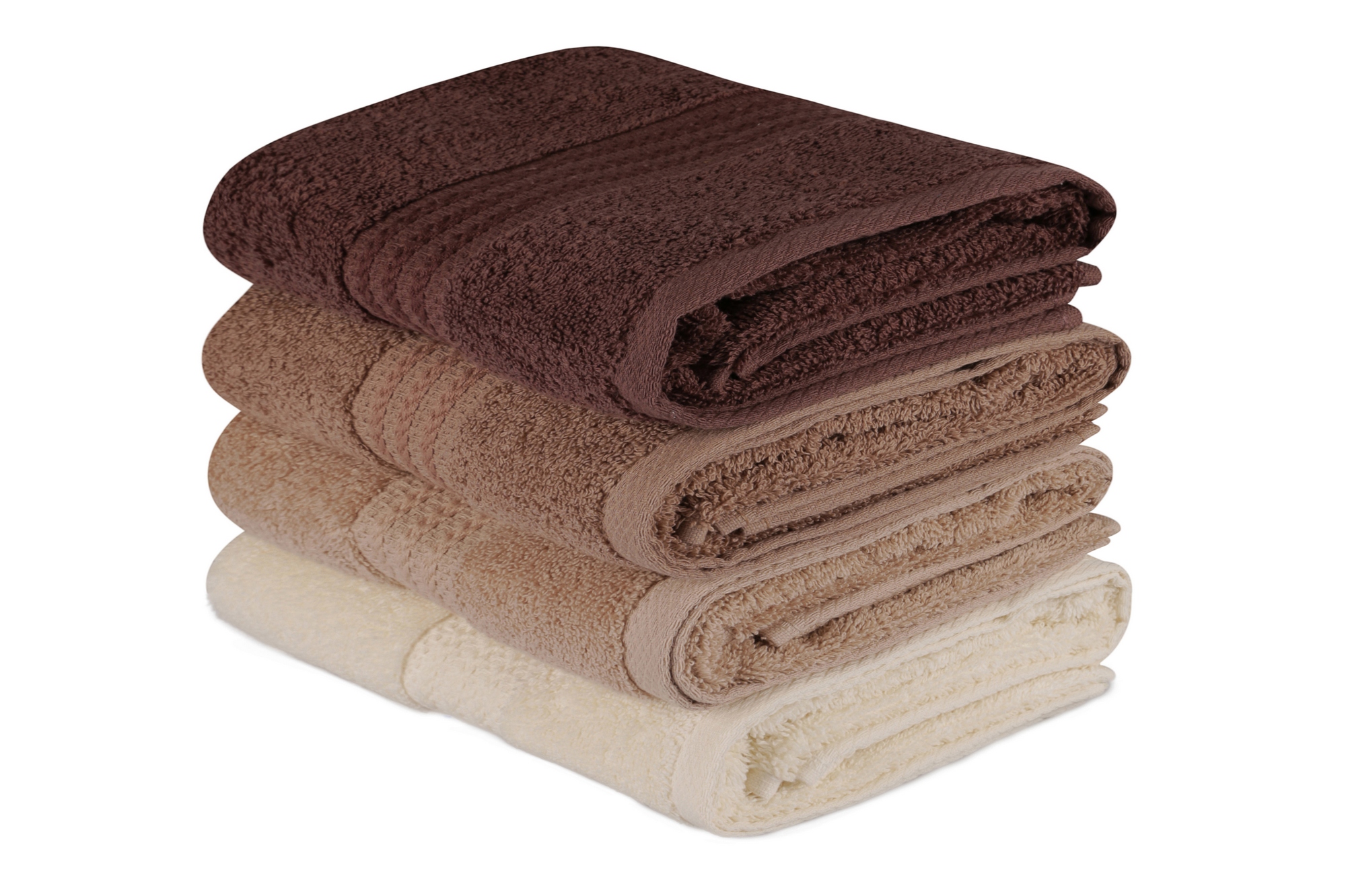 Set prosoape mâini (4 buc) Rainbow - Brown - 317HBY1256