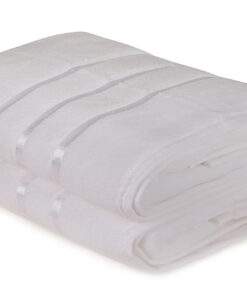 Set prosoape baie (2 buc) Dolce - White - 317HBY1456 | 100% microcotton | 70x140 cm | Alb