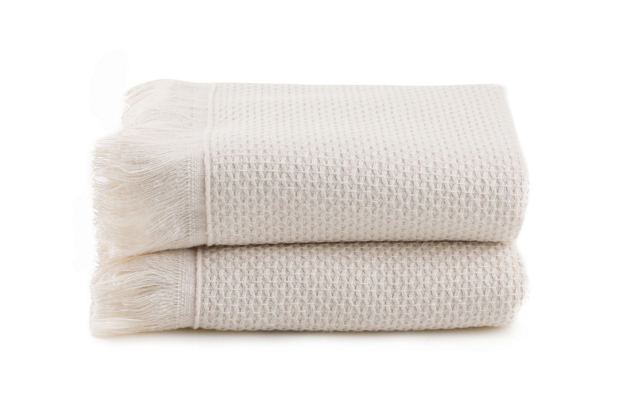 Set prosoape față (2 buc) Mia - Cappuccino - 317HBY3264 | 100% microcotton | 40x60 cm | Cappuccino