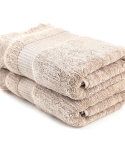 Set prosoape mâini (2 buc) Zeus - Light Brown - 317HBY3273 | 100% cotton | 50x90 cm | Light Brown