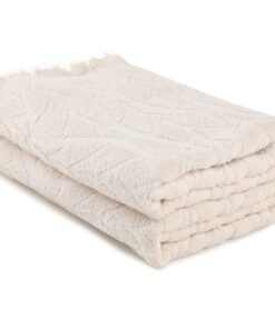 Set prosoape mâini (2 buc) Leaf - Cappuccino - 317HBY3306 | 100% cotton | 50x90 cm | Cappuccino