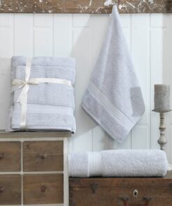 Set prosoape (2 buc) DS - Light Grey - 336EPJ1180 | 100% cotton | 90x160 cm | Gri deschis