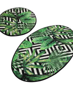 Set covorașe baie (2 buc) Tropic Djt - 359CHL1543 | 100% polyester | 60x100 cm