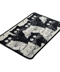 Covoraș baie White Cats Djt - 359CHL1748 | 100% polyester | 40x60 cm