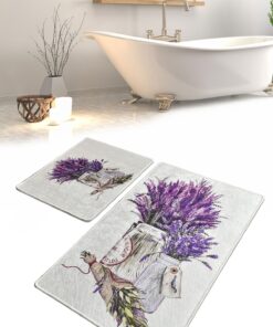 Set covorașe baie (2 buc) Purpura - 359CHL2474 | 100% polyester | 60x100 cm