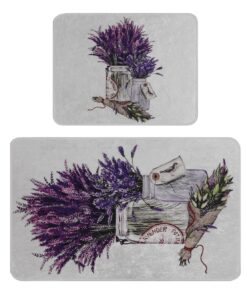 Set covorașe baie (2 buc) Purpura - 359CHL2474 | 100% polyester | 60x100 cm