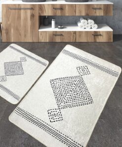 Set covorașe baie (2 buc) Tatiana - 359CHL5276 | 100% polyester | 50x60 cm