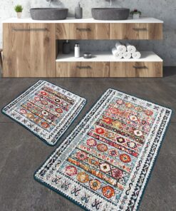 Set covorașe baie (2 buc) Weref - 359CHL5288 | 100% polyester | 50x60 cm