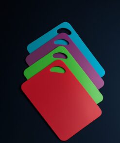 Set tocătoare (4 buc) 8681272043470 - 409PBH1701 | plastic 100% | 29 x 19 cm | Multicolor