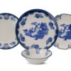 Set masă (24 buc) Bluecourt - 520ZNO1104 | porțelan 100% | 26 x 26 x 2 cm | Alb