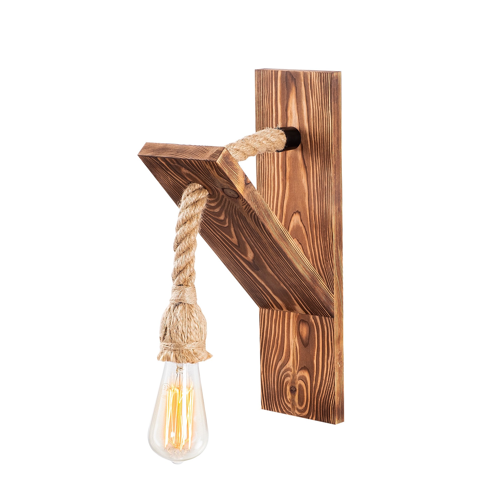 Aplică de perete Erebos - 115-A | 1xE27 | Wooden