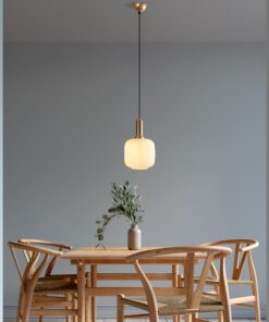 Candelabru Asker - 15186 | corp metal, sticla | Ø20 h:20 cm | 1xE27 | Auriu