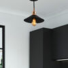 Candelabru Berceste - N-657 | corp metal | 24 cm | Negru