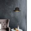 Candelabru Sivani - MR - 992 | corp metal | 30 cm | Negru