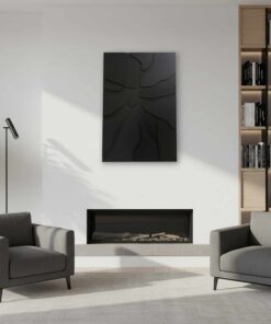 Tablou MDF Onyx | MDF 9mm | Negru