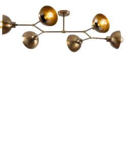 Candelabru Dram - 1107 | corp metal | 6xE27 | Vintage