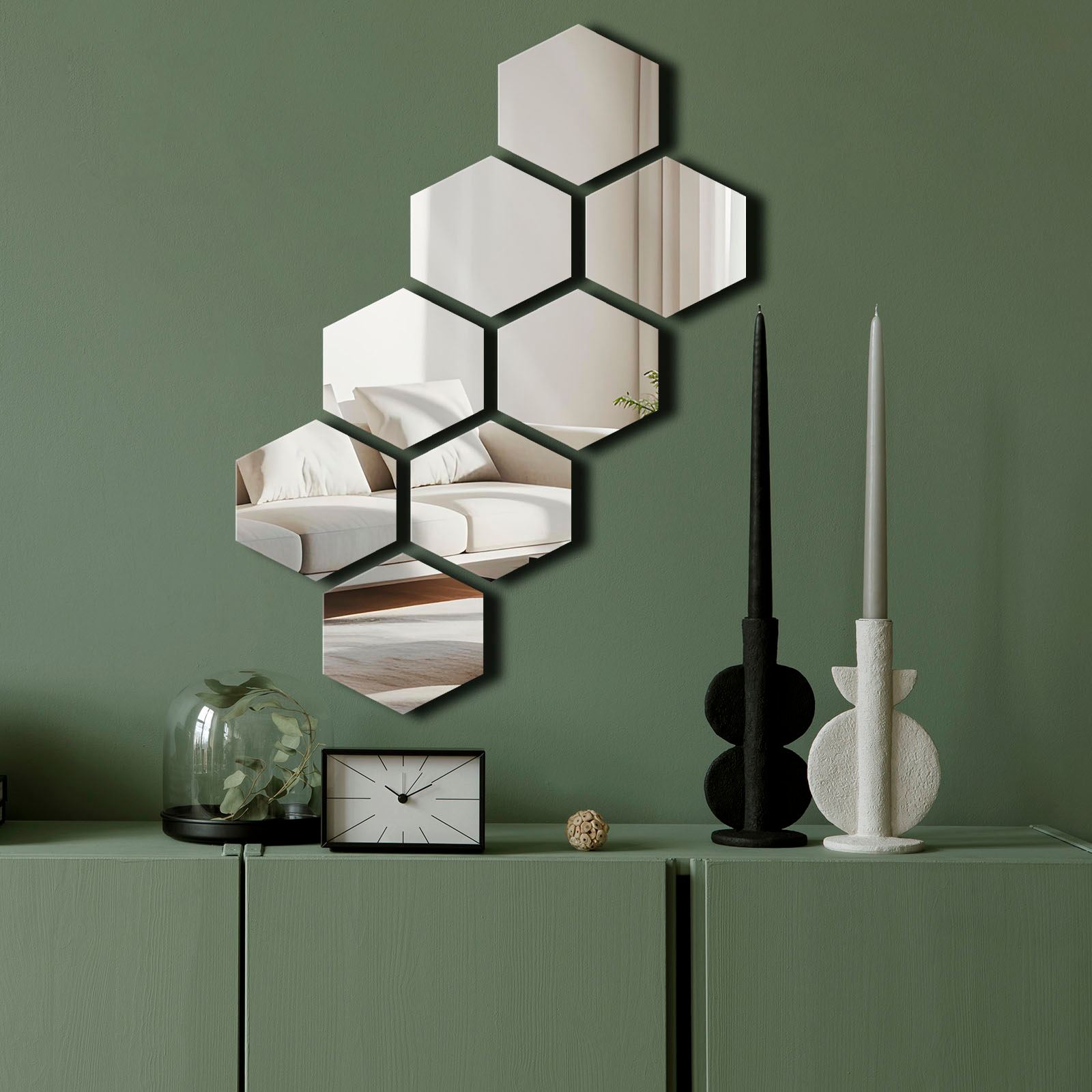 Oglindă decorativă Ozgl525 - Silver