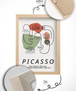 Tablou MDF Artvmodel3-Ahsap | lemn masiv, MDF 2,7mm | Multicolor