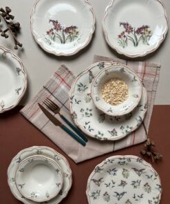 Set masă (24 buc) Amber 24 - 824MXL1103 | porțelan 100% | 27 x 27 cm | Multicolor