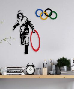 Decorațiune metal Banksy - 7 | Multicolor