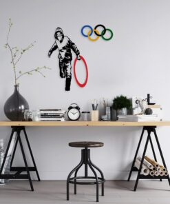Decorațiune metal Banksy - 7 | Multicolor