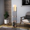 Lampadar Shelf Lamp - 8113 | corp metal, textil | Negru/Cupru