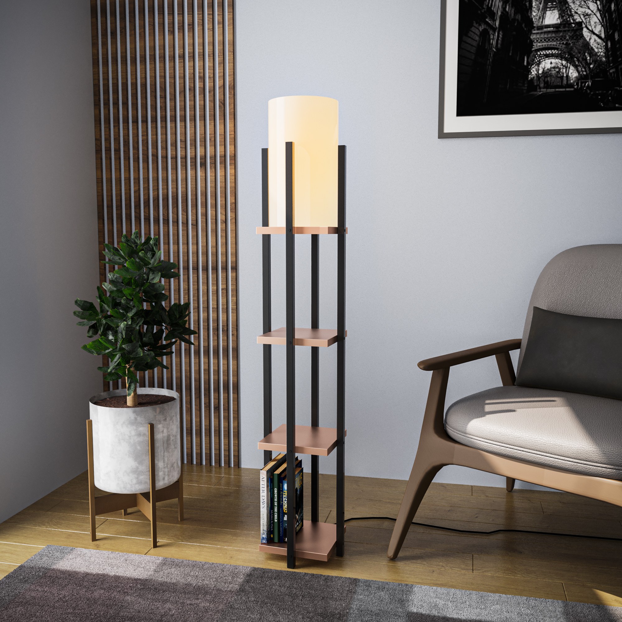 Lampadar Shelf Lamp - 8113