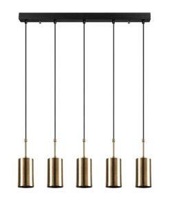 Candelabru Kem - 6386 | 5xE27 | Auriu/Negru