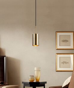 Candelabru Kem - 6396 | corp metal | 9 cm | Auriu/Negru