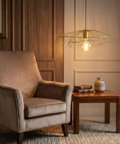 Candelabru Tel - 6502 | corp metal | 50 cm | Auriu