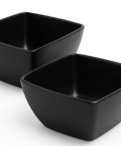 Set boluri sticlă (2 buc) PB-53056-S - 896PBH1703 | sticlă 100% | 24 x 24 x 10,7 cm | Negru