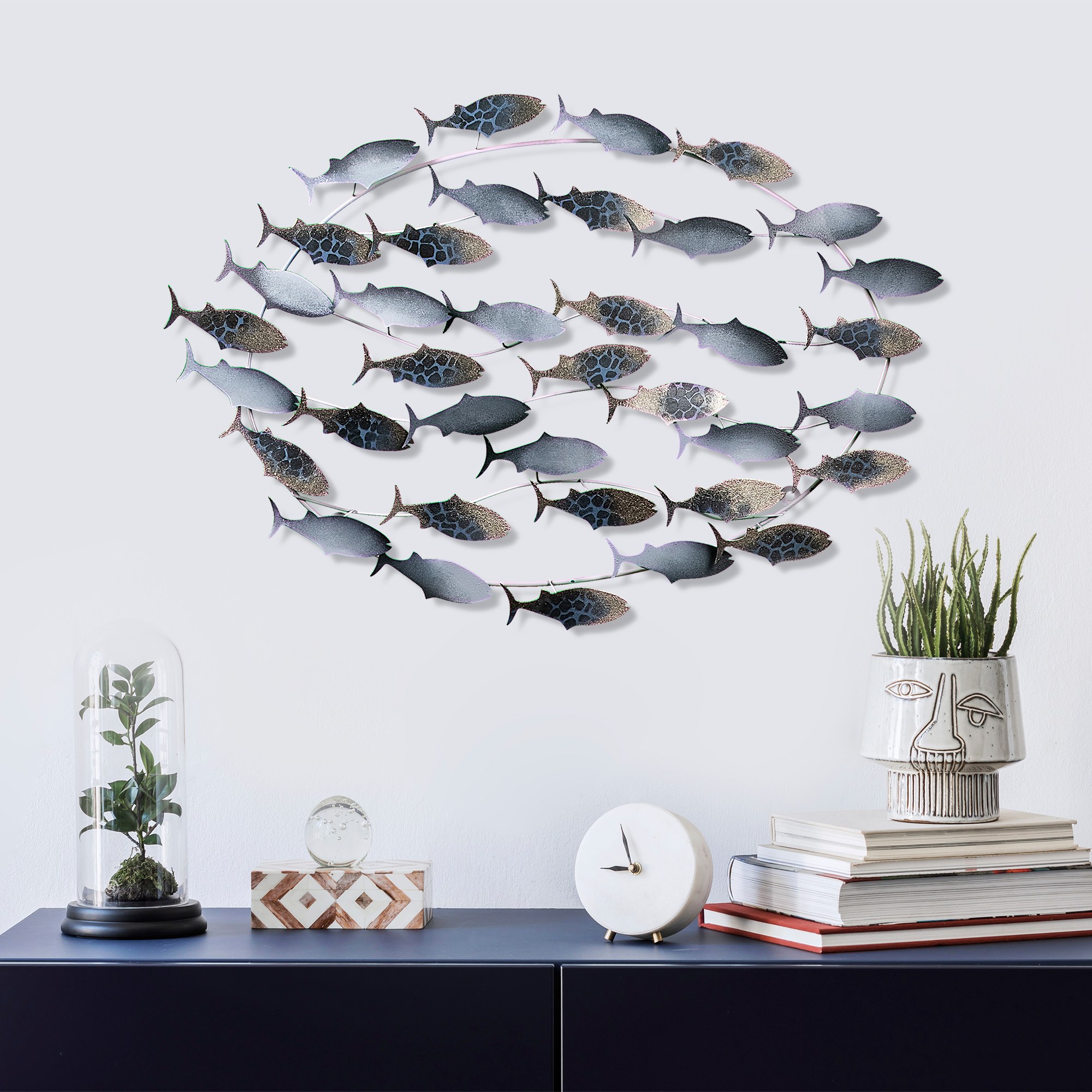 Decorațiune metal Alabalık 3 | Multicolor